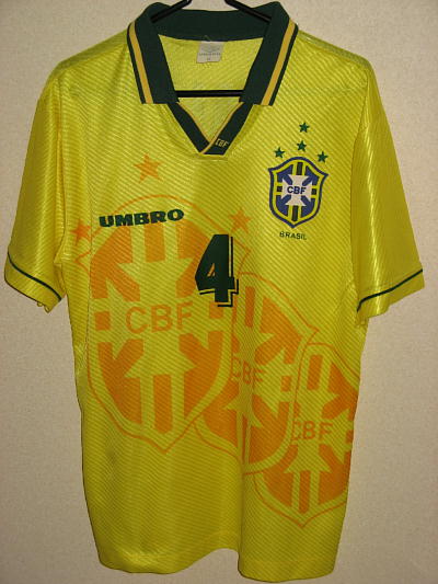 値下げ不可ですサッカー　ブラジル代表 ユニフォーム　94年　W杯　7番　超貴重‼️